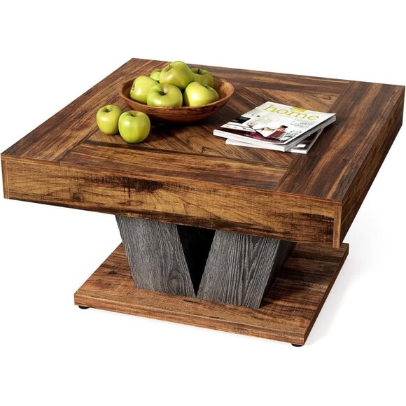 LITTLE TREE Square Coffee Table - Picture 3 of 7